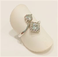 Anello Vidali Gioielli Donna in Oro bianco Zircone ANOR-29-34 - ANOR-29-34